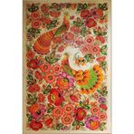 rugs modern Turuncu ve Karışık Renkli Çiçekli Floral Geometrik Modern Dekoratif Halı miravip160, 75 x 150
