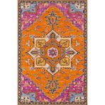 rugs modern Turuncu Yıldız Temalı Dokuma Taban Halı ve Yıkanabilir Halı miravip10340, 155 x 230
