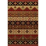 rugs modern Üçgenli Kareli Geometrik Desenli Dekoratif Ve Dokuma Taban Yıkanabilir Halı Miravip8857, 150 x 150