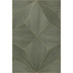 rugs modern Yeşil Geometrik Desenli Dokuma Taban Halı ve Yıkanabilir Halı miravip10252, 155 x 230