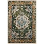 rugs modern Yeşil Haki Bej Temalı Geleneksel Motif Etnik Desenli Kreatif Vintage Dekoratif Halı 2386, 100 x 150