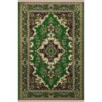 rugs modern Yeşil Siyah Temalı Geleneksel Motif Etnik Desenli Kreatif Vintage Dekoratif Halı 2535, 140 x 200