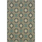 rugs modern Yeşil Top İçinde Çiçekli Geometrik Şekilli Desenli Dekoratif Yıkanabilir Halı Miravip8434, 150 x 150