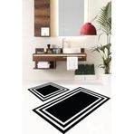 Rugviva Dijital Banyo Halısı Klozet Takımı 2'Li Paspas Seti Bs033 60X90-60X60Cm., Nocolor-47Bc2E7D, Tek Ebat