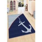 Rugviva Kaymaz Tabanlı Halı Çocuk Kd51 Denizci, Denizci, 100 X 160