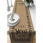 Rugviva Leke Tutmaz Premium Tay Tüyü Dokuma Kumaş Masa Örtüsü Runner Hasır Görünümlü 40X140Cm Rnr184