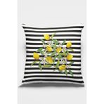 Rugviva Limonlu Premium Kumaş Tay Tüyü Döşemelik Dekoratif Çift Taraflı Kırlent Kılıfı 43X43Cm Krl116