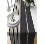 Rugviva RNR466 Anrtasit Leke Tutmaz Premium Tay Tüyü Dokuma Kumaş Runner Antrasit 40x140 cm Masa Örtüsü