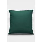 Rugviva Zümrüt Sade Kırlent Kılıfı Döşemelik Tay Tüyü Premium Kumaş Tek Renk Düz 43X43Cm Krl018