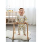 ruhaay Bebek Uzun Kollu Dantel Detaylı Mevsimlik Alt Üst Takım - Beyaz-002 - 0 - 6 Ay