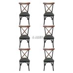 RUHAT METAL Mutfak Sandalye Cafe Sandalye Salon Sandalye Çapraz Tonet Sandalye