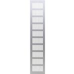 RUIAN 1 adet Metal hava firar ızgara gardırop ayakkabı dolabı lavabo mutfak ocağı dolabı vitrin bilgisayar dolabı banyo kapısı alüminyum alaşımlı küçük dikdörtgen havalandırma 80mmx400mm