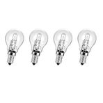 Ruiandsion 4 adet E14 halojen ampuller 42 Watt 220 V 230 250 110-250 E14 vida tabanı sıcak beyaz avizeler kolye dolap mikrodalga fırınlar ışıkları