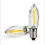Ruiandsion E10 LED Ampul 0,5 W Avize Sarkıt Gece Lambası Dondurucu 14-55 V Düşük Isı Yatak Odası Duvar Aplikleri Kısılabilir Şamdan Aleti Buzdolabı Işıkları, Sıcak Beyaz (2'li Paket)