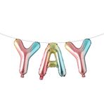 RUIANSI Bekarlığa Veda Parti Süslemeleri Balonlar - Gelin Partisi Süslemeleri Yay Parti Afişi Balon Nişan Parti Dekorasyonu - Bekarlığa Veda Hediyesi (Yay Rainbow)