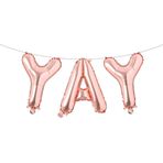 RUIANSI Bekarlığa Veda Partisi Süslemeleri Balonlar - Gelin Duş Süslemeleri Yay Parti Afişi Balon Nişan Partisi Dekorasyonu - Bekarlığa Veda Hediyesi (Rose Gold Yay)