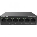 Ruijie Reyee RG-ES106D-P 6 Port 10/100 2xFA Uplink 4xPoE 58W Yönetilemez Switch