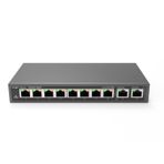 Ruijie Reyee RG-ES110D-P 8 Port + 2 Port Çelik Kasa Uplink Switch