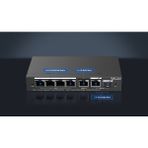 Ruijie Reyee RG-ES206GS-P 4 Port Gigabit 2XRJ45 1XSFP Combo Uplink Cloud Yönetilebilir 54W Poe Metal Kasa Switch