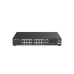 Ruijie Reyee RG-ES220GS-P 16 Port Gigabit 2XGB RJ45 SFP Uplink Cloud Yönetilebilir 240W Poe Switch
