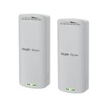 RUIJIE Reyee RG-EST100-E, 2Port, 300Mbps, 2.4Ghz, Pasif PoE, Dış Ortam, Noktadan Noktaya PTP, Acces Point, Kutu İçeriği 2 Adet, (500m)