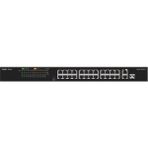 Ruijie Ruıjıe Reyee RG-ES126FGS-P 24 Port 10/100 24 Port Poe 2 Port Uplınk + 1 Sfp 370 Watt Yonetılemez Rack Mount Swıtch
