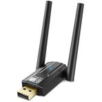 RUIZHI Bluetooth Adaptör 5.4 PC için, 150 m Uzun Mesafe USB Bluetooth Dongle, Bluetooth Stick Tak ve Çalıştır, Masaüstü, Dizüstü Bilgisayar, Kulaklık, Klavye, Fare, Bluetooth Stereo, Windows 11/10/8.1/7