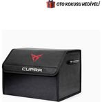Rukye Shop Cupra Marka Logolu Oto Bagaj Organizer Çanta Oto Bagaj Çantası 2 Bölmeli Suni Deri