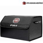 Rukye Shop Fiat Marka Logolu Oto Bagaj Organizer Çanta Oto Bagaj Çantası 2 Bölmeli Suni Deri