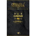 Ruled Notebook with Elegant Golden Touch: Your Versatile "Glossy Finish Writing Companion"With 'CREAM PAPER'.: Size 5x8,120 ruled pages, With Date ... notes, planning, daily thoughts, and creative