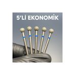 Rulia Professional 5’li Ekonomik Mavi Top Freze Uç Seti – 5 mm | Profesyonel Kullanım İçin İdeal