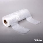 Rulo Şeffaf Market Poşet Torba Hışır Atlet Poşet Büyük Boy 200'lü 3 Rulo