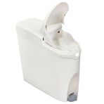 Rulopak Gizli Kapak Ped Atık Çöp Kovası 20 lt Beyaz