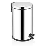 Rulopak Pedallı Paslanmaz Çöp Kovası 16 Litre Kırmızı