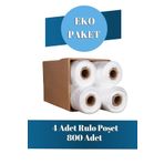 Rulopak Rulo Poşet 4'lü 800 Adet