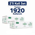 Rulopak Sensörlü Hijyenik Klozet Kapağı Rulosu 2’li Set (Toplam 1920 Kullanım) R-1314 Uyumlu