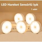 Rultech 1 Adet Harekete Duyarlı Sensörlü Sarjlı Mıknatıslı Gün Işık LED Mutfak, Banyo, Yatak Odası LED Işık Cabinet Aydınlatma Kabinet - 4000K - Nature