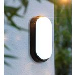 RULTECH 20W BAHÇE BALKON BANYO TERAS DUVAR LED IŞIK NEM SU GEÇİRMEZ SİYAH KASA BEYAZ IŞIK 6400K