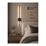 RulTech Flame Sarjlı Led Aplik | 8W | 3200K Gün Işığı | 75cm | Duvar Tipi /Tablo Dekoratif Işık
