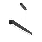 RULTECH Lineer 80cm SİYAH KASA Ledli Sarkıt Modern Led Avize, Salon, Mutfak, Masa Üstü Avize (4000K (GÜN IŞIĞI))