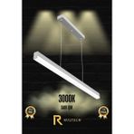 Rultech Magro 3000K Gün Işık , Beyaz Kasa, 120CM Ledli Sarkıt Modern LED Avize, Salon, Mutfak, Masa - Gün Işığı