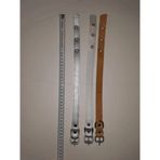 Rumbi 2 cm-40 cm Haz Suni Deri Köpek Boyun Tasma