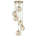Rumple Modern Avize E14 36w 40cm Metal Eskitme Avonni-av-1850-6et Kaplama