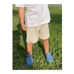 runbaby %100 Pamuk Çift Kat Müslin Bebek Şort (BEJ ÇİZGİLİ)