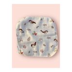 runbaby Bebek Ağız Mendili & Tek Kat Müslin Bez ( 1 Adet ) 25X25CM-Kuş