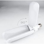 Runedo Pervane Şeklinde Katlanabilir Açısı Ayarlanabilir Beyaz Led Ampul E27 - 40 - 40 W
