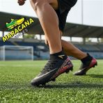 Rungo Laliga Superfly Çoraplı Profesyonel Çimsaha ve Halısaha Krampon - Siyah - Altın