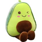 Runjing Avokado Yastık Peluş Oyuncak Sevimli Yaratıcı Meyve Bez Bebek Yastık Erkekler ve Kadınlar Hediye (Avokado, X-Large (32.8")) (Yurt Dışından) - Renkli