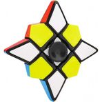 Runjing Spinner Fidget Oyuncak Fidget Spinner Cube 1X3X3 Hız Küpü 2,8 Inç Etiketsiz Disket Küp Bulmaca Spinner 2'si 1 Arada Fidget Bulmaca Zeka Oyunları Dönen Top Her Yaş Için Anti-Anksiye (Yurt Dışından) - Siyah