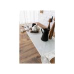 Runner Naturel Keten Fırfırlı Vintage 40X110 cm - 40 x 110 cm - Bej